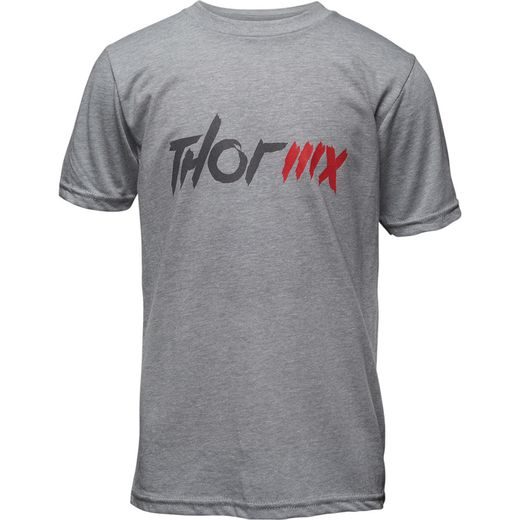 THOR JUNIOR MX HEATHER GRAY TEE