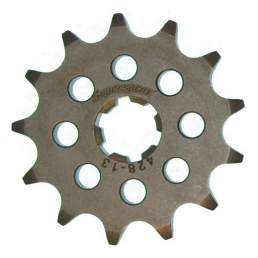 REŤAZOVÁ SADA EK - STRIEBORNÝ CHAIN 428 DEH, NON-SEALED, CHK FRONT SPROCKET SUPERSPROX, CHK REAR SPROCKET SUPERSPROX PRE SUZUKI RM 80 1982