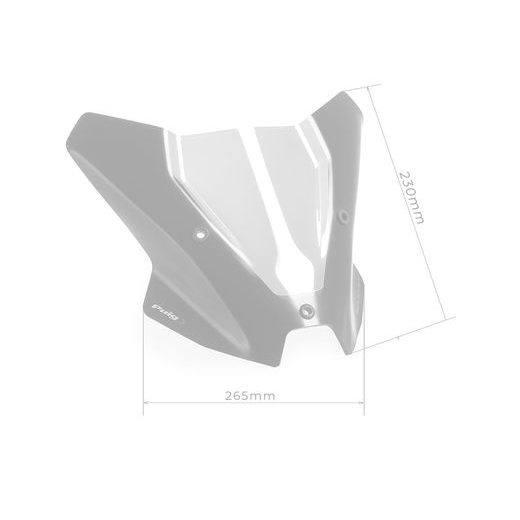 PLEXI NA MOTORKU PUIG NEW GEN. SPORT 22736N ČIERNA