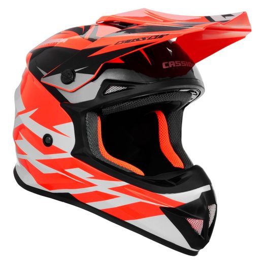 PRILBA CASSIDA CROSS CUP TWO - ORANGE/FLUO