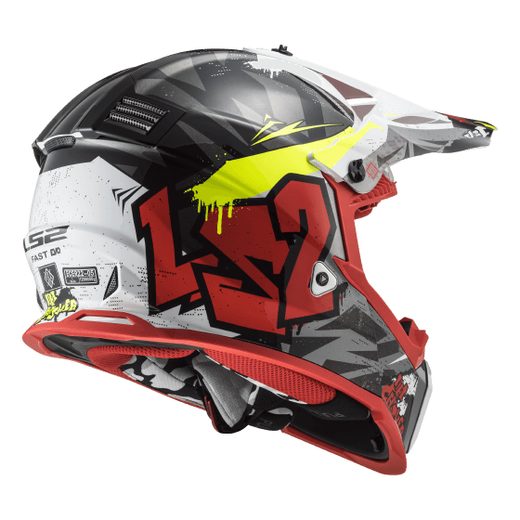 MX437 FAST EVO CRUSHER BLACK RED