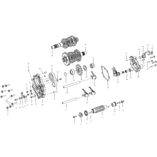 GEAR SHIFT MECHANISM ASSEMBLY