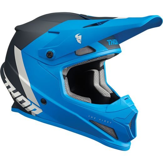 SECTOR CHEV BLUE/LIGHT GRAY HELMET