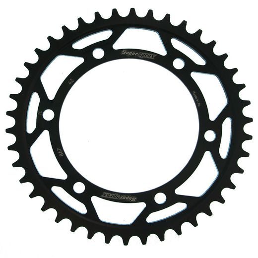 REŤAZOVÁ SADA EK - STRIEBORNÝ CHAIN 525 SRX, X-RING (X, NX, QX, XS), CHK FRONT SPROCKET JT CHK RUBBER CUSHIONED, CHK REAR SPROCKET SUPERSPROX PRE YAMAHA TDM 850 1996-1998