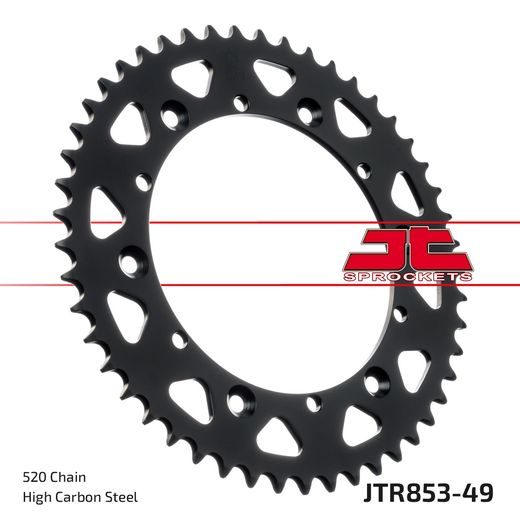 REŤAZOVÁ SADA EK - STRIEBORNÝ CHAIN 520 SRX, X-RING (X, NX, QX, XS), CHK FRONT SPROCKET JT, CHK REAR SPROCKET JT PRE YAMAHA YZ 250 1994-1997