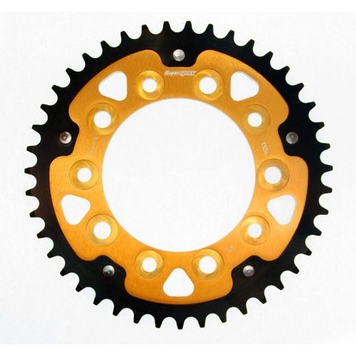 REŤAZOVÁ SADA EK - ZLATÝ CHAIN 525 SRX, X-RING (X, NX, QX, XS), CHK FRONT SPROCKET SUPERSPROX, CHK REAR SPROCKET SUPERSPROX STEALTH PRE HONDA CB 600 F HORNET (S ABS) 2007-2013