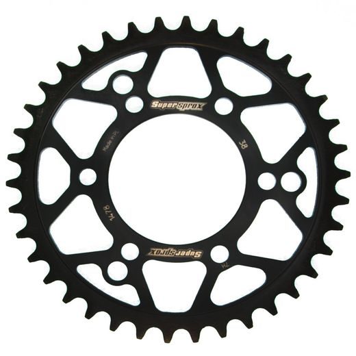 REŤAZOVÁ SADA EK - ČIERNA CHAIN 520 SRX, X-RING (X, NX, QX, XS), CHK FRONT SPROCKET JT CHK RUBBER CUSHIONED, CHK REAR SPROCKET SUPERSPROX PRE KAWASAKI GPZ 550 1984-1991