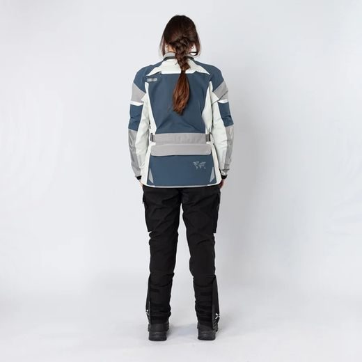 WOMEN'S LAMINATED JACKET IXS VENTURE-STX 1.0 X2-011605 BLUE-LIGHT GREY DM