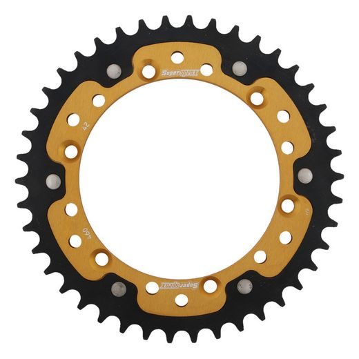 REŤAZOVÁ SADA EK - ČIERNA CHAIN 520 SRX, X-RING (X, NX, QX, XS), CHK FRONT SPROCKET SUPERSPROX, CHK REAR SPROCKET SUPERSPROX STEALTH PRE KAWASAKI KLX 250 (S) 2006-2015