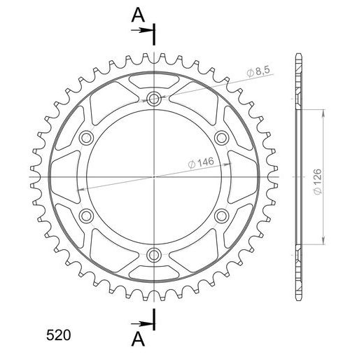 REŤAZOVÁ SADA D.I.D CHAIN - ZLATÝ CHAIN 520 VX, X-RING (X, NX, QX, XS), CHK FRONT SPROCKET SUPERSPROX, CHK REAR SPROCKET SUPERSPROX PRE SUZUKI DR-Z 400 S 2000-2008