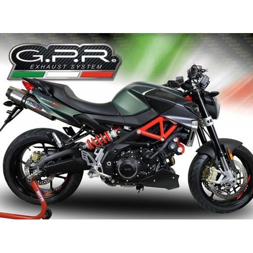 DVOJITÁ KONCOVKA VÝFUKU SLIP - ON GPR NEW GRAND PRIX EVO TITANIUM A.69.RACE.GPAN.TO BRUSHED TITANIUM INCLUDING LINK PIPES