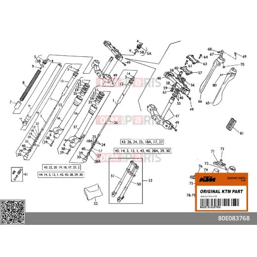 80E083768 - KRYT VIDLICE, ĽAVÁ SMS-TE 610E 2004