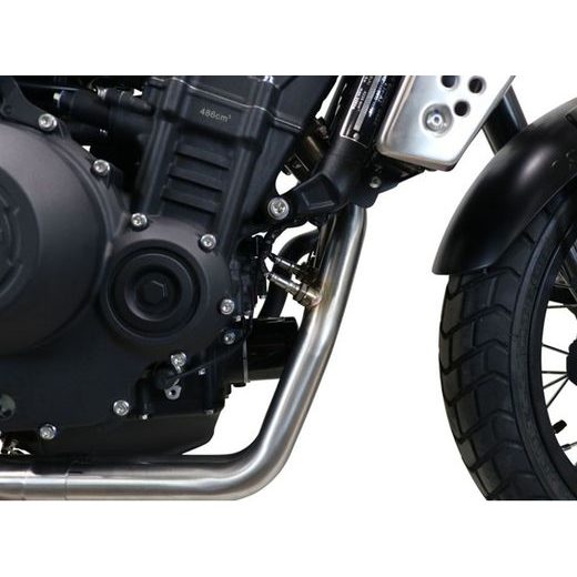 DECAT PIPE GPR BR.1.RACE.DEC BRUSHED STAINLESS STEEL PRE BRIXTON CROSSFIRE 500 2020-2021