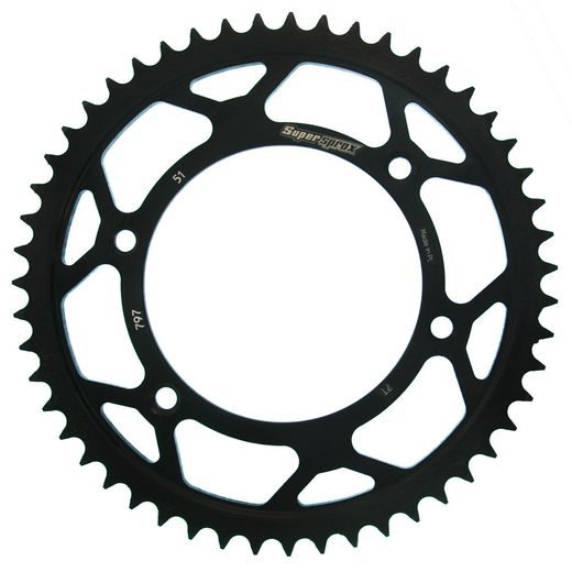 REŤAZOVÁ SADA EK - STRIEBORNÝ CHAIN 428 DEH, NON-SEALED, CHK FRONT SPROCKET SUPERSPROX, CHK REAR SPROCKET SUPERSPROX PRE SUZUKI DR-Z 125 / L 2007-2019