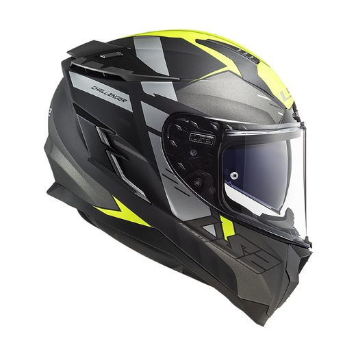 FF327 CHALLENGER HPFC ALLERT MATT TITANIUM HV YELLOW