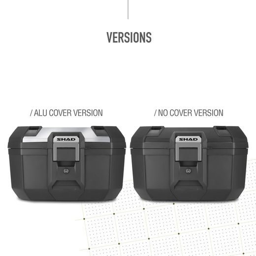 VRCHNÝ KUFOR NA MOTORKU SHAD TERRA TR46 D0TR46200 HLINÍK