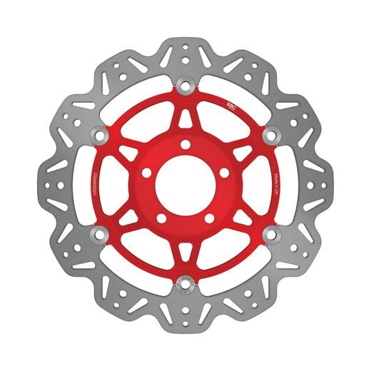 BRZDOVÝ KOTÚČ EBC VR3006RED ČERVENÁ