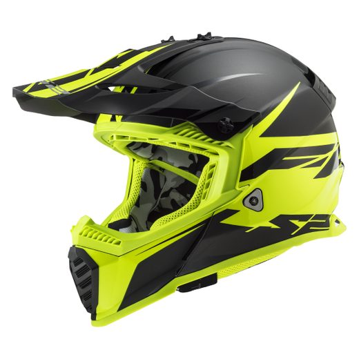 MX437 FAST EVO ROAR MATT BLACK YELLOW