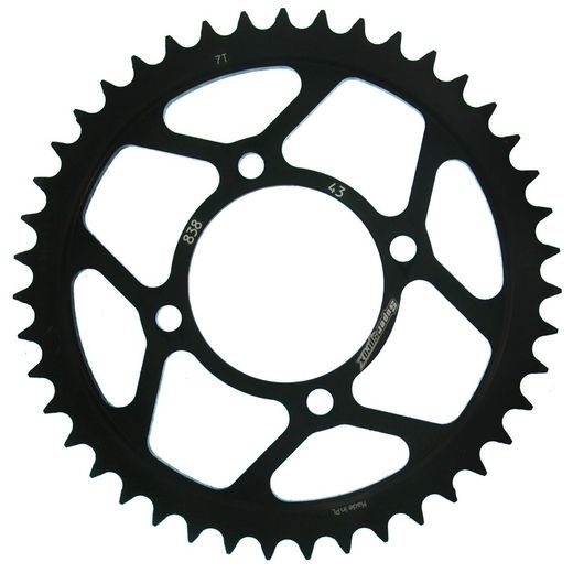 REŤAZOVÁ SADA EK - STRIEBORNÝ CHAIN 428 SRO, O-KRÚŽOK, CHK FRONT SPROCKET SUPERSPROX, CHK REAR SPROCKET SUPERSPROX PRE YAMAHA YBR 125 2008-2015