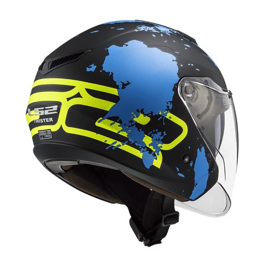 OF573 TWISTER II XOVER MATT BLACK BLUE