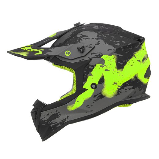 N633 TRASH MATT BLACK- NEON YELLOW