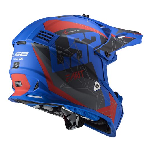 MX437 FAST EVO ALPHA MATT BLUE