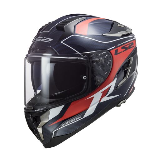 FF327 CHALLENGER C GRID BLUE CARBON RED