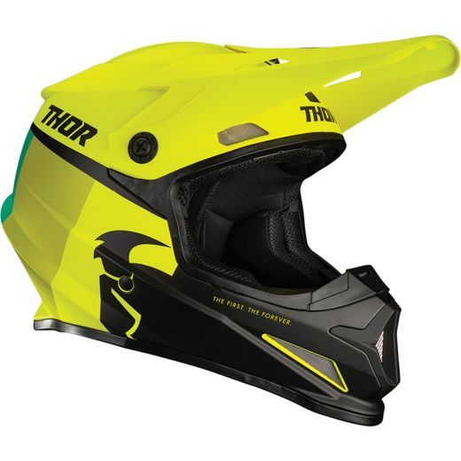 SECTOR RACER ACID/LIME HELMET