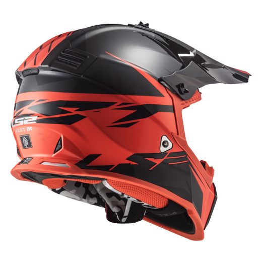 MX437 FAST EVO ROAR MATT BLACK RED