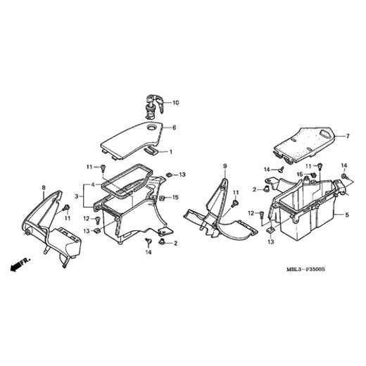 SEGERKA NA ZAMOK DEAUVILLE OEM:37222-MBL-610