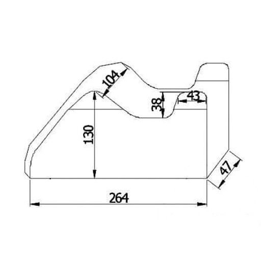 PLACHTA NA MOTOCYKEL JMP MODRO/STRIEBORNÝ 1000CCM- JMP