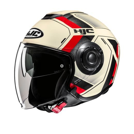 PRILBA DRAGSTER WHITE/RED