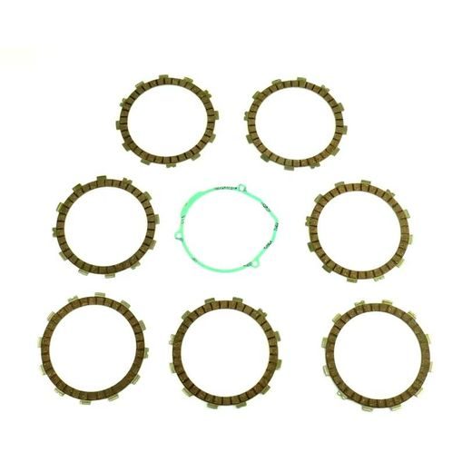 FRICTION PLATES KIT WITH CLUTCH COVER GASKET ATHENA P40230005