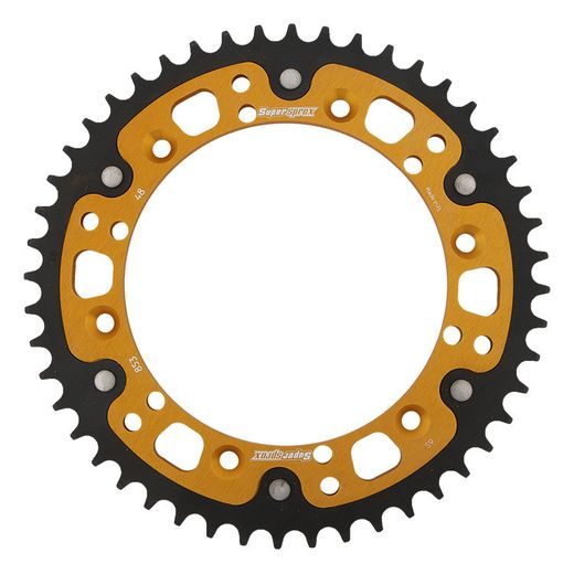 REŤAZOVÁ SADA EK - STRIEBORNÝ CHAIN 520 SRX, X-RING (X, NX, QX, XS), CHK FRONT SPROCKET SUPERSPROX, CHK REAR SPROCKET SUPERSPROX STEALTH PRE YAMAHA YZ 490 1983