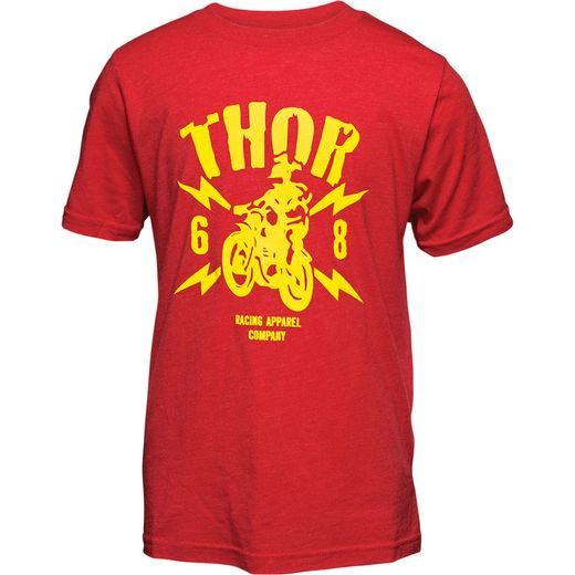 THOR JUNIOR LIGHTNING RED TEE