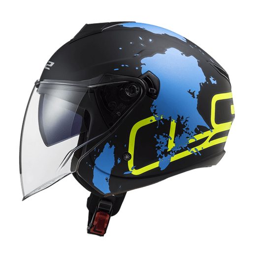 OF573 TWISTER II XOVER MATT BLACK BLUE