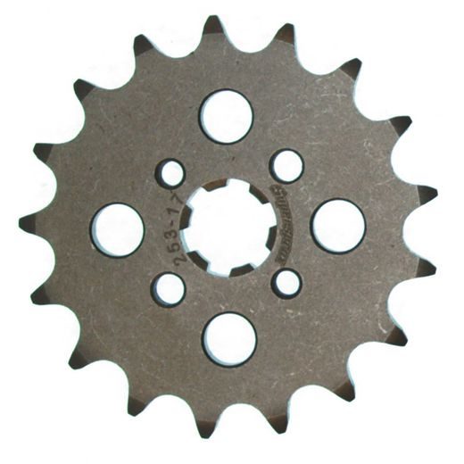 REŤAZOVÁ SADA EK - STRIEBORNÝ CHAIN 420 DEH, NON-SEALED, CHK FRONT SPROCKET SUPERSPROX, CHK REAR SPROCKET SUPERSPROX PRE HONDA CR 80 R / RB 1980