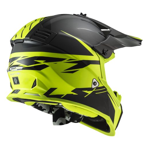 MX437 FAST EVO ROAR MATT BLACK YELLOW