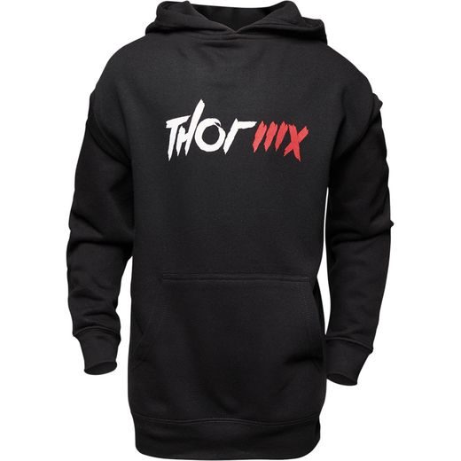 THOR JUNIOR MX BLACK PULLOVER