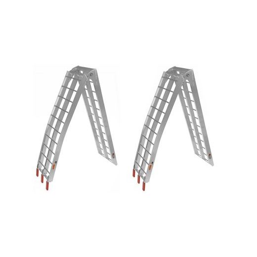 NÁJAZDOVÁ RAMPA - SKLADACIA - HLINÍKOVÁ ŠIROKÁ, Q-TECH (1 PÁR)