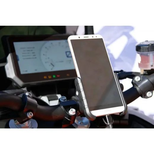 DRŽIAK NA MOBIL MOTOCRAB S INTEGROVANÝM USB PORTOM