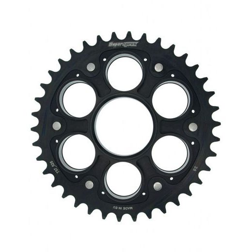 REŤAZOVÁ SADA D.I.D CHAIN - STRIEBORNÝ CHAIN 525 ZVM-X, X-RING (X, NX, QX, XS), CHK FRONT SPROCKET JT CHK RUBBER CUSHIONED, CHK REAR SPROCKET SUPERSPROX STEALTH PRE DUCATI 1198 S / R / SP 2009-2011