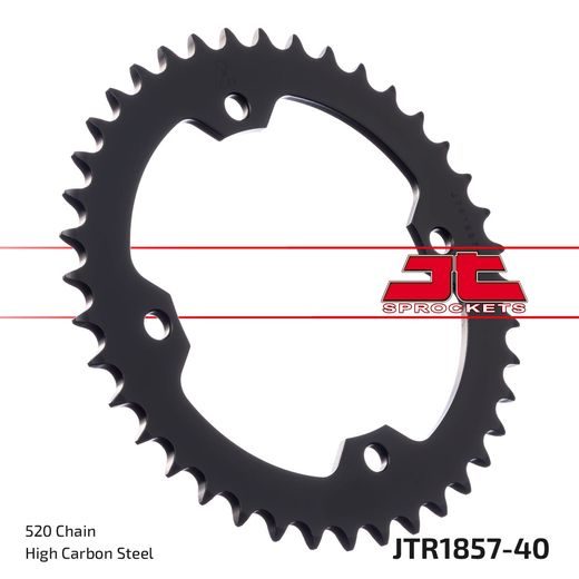 REŤAZOVÁ SADA D.I.D CHAIN - STRIEBORNÝ CHAIN 520 VX, X-RING (X, NX, QX, XS), CHK FRONT SPROCKET JT, CHK REAR SPROCKET JT PRE ATV YAMAHA YFM 350 WARRIOR 1987-1988