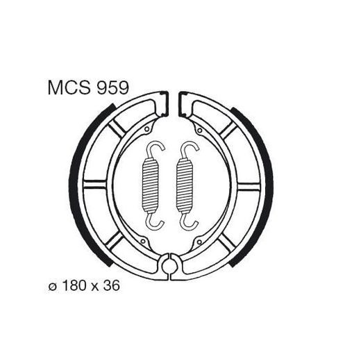 BRZDOVÉ ČEĽUSTE LUCAS MCS 959