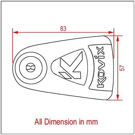 ZÁMOK S ALARMOM KOVIX