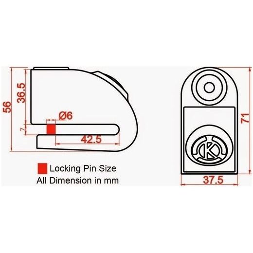 ZÁMOK S ALARMOM KOVIX