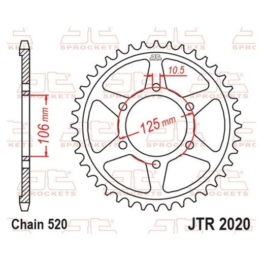 REŤAZOVÁ SADA D.I.D CHAIN - ZLATÝ CHAIN 520 ZVM-X, X-RING (X, NX, QX, XS), CHK FRONT SPROCKET JT CHK RUBBER CUSHIONED, CHK REAR SPROCKET JT PRE TRIUMPH STREET TWIN 900 2016-2022