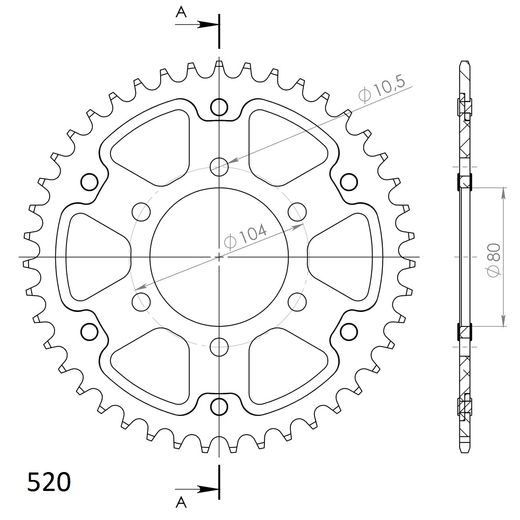 REŤAZOVÁ SADA D.I.D CHAIN - STRIEBORNÝ CHAIN 520 VX, X-RING (X, NX, QX, XS), CHK FRONT SPROCKET SUPERSPROX, CHK REAR SPROCKET SUPERSPROX STEALTH PRE KAWASAKI ZX-6R 636 NINJA (<2006) 2005-2006