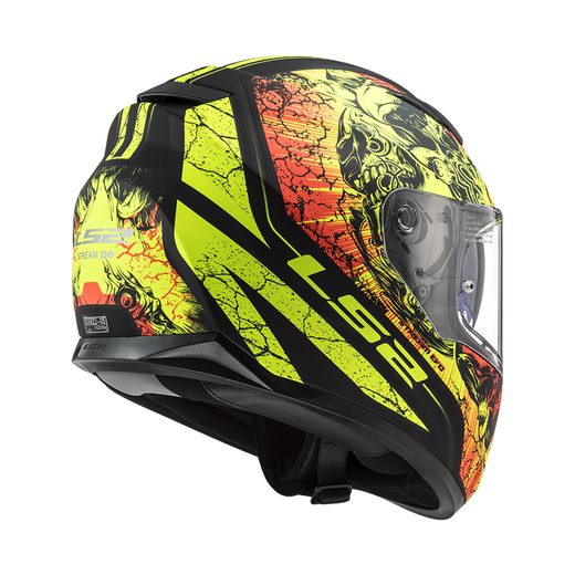 FF320 STREAM EVO THRONE MATT BLACK HV YELLOW