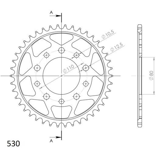 REŤAZOVÁ SADA EK - ZLATÝ CHAIN 530 MVXZ, X-RING (X, NX, QX, XS), CHK FRONT SPROCKET JT CHK RUBBER CUSHIONED, CHK REAR SPROCKET SUPERSPROX PRE HONDA CBR 1000 F 1989-1995